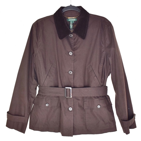 Lauren Ralph Lauren Jackets & Blazers - Lauren Ralph Lauren Brown Belted Barn Coat